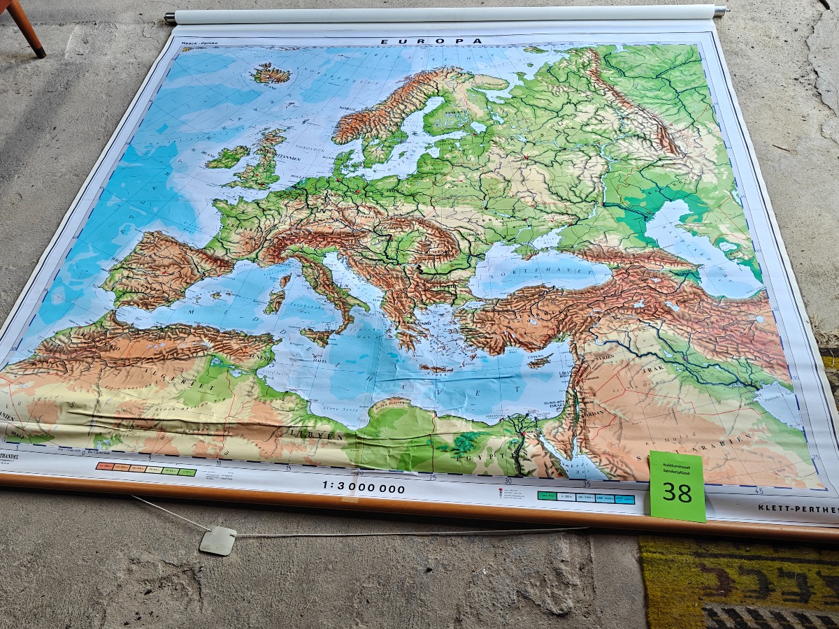 Skolekort over Europa