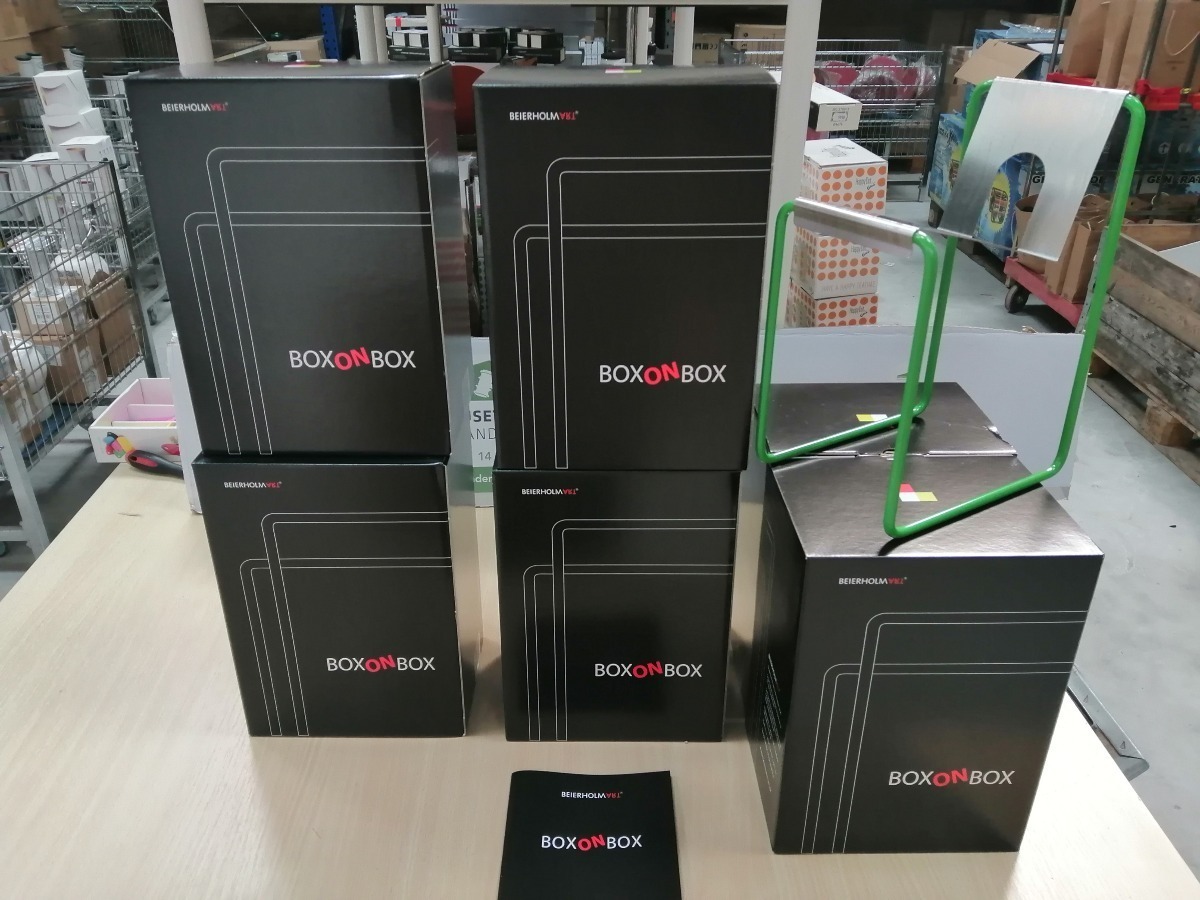 6 x Box on box Grøn 