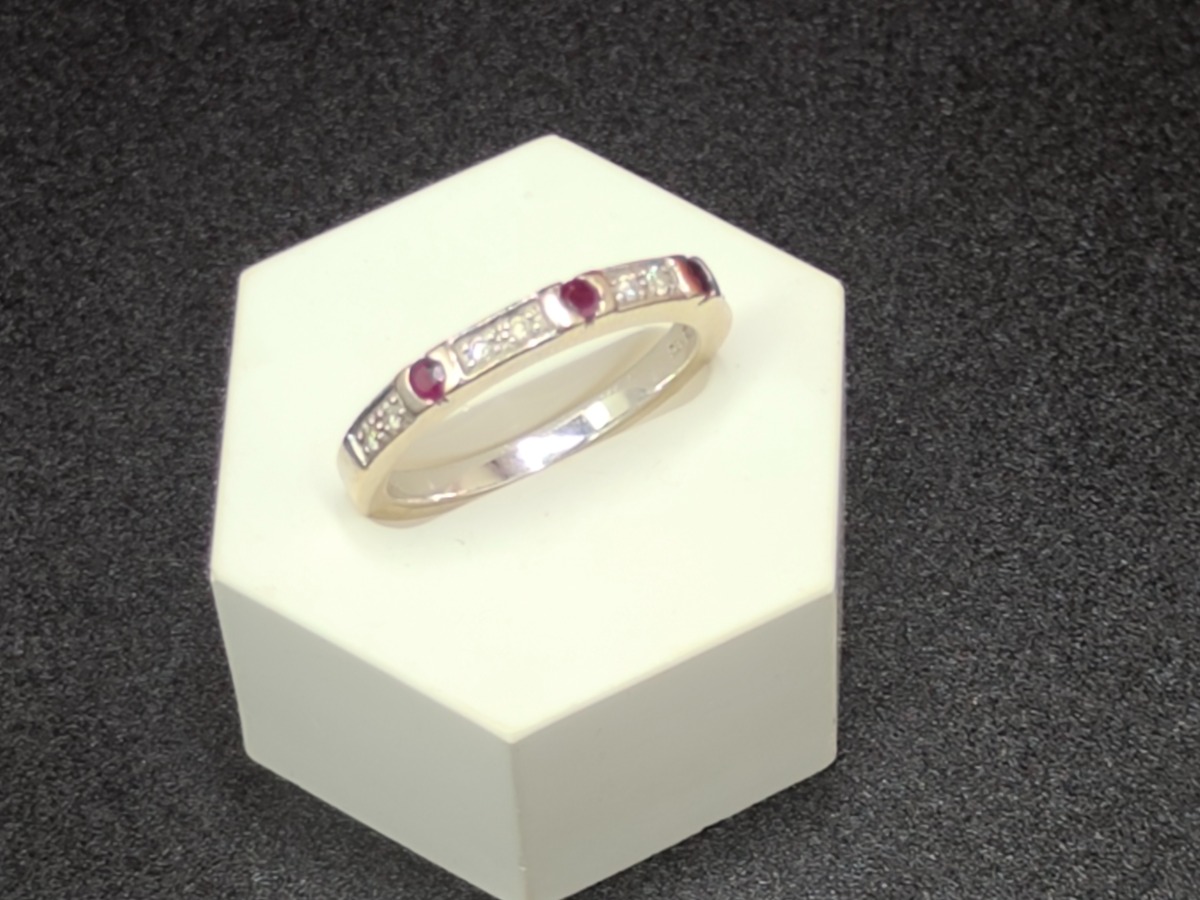 Diamant/Rubin ring