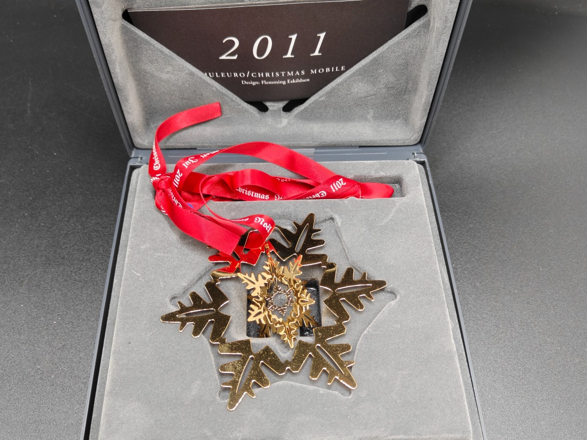 Georg Jensen juleuro - snekrystal 