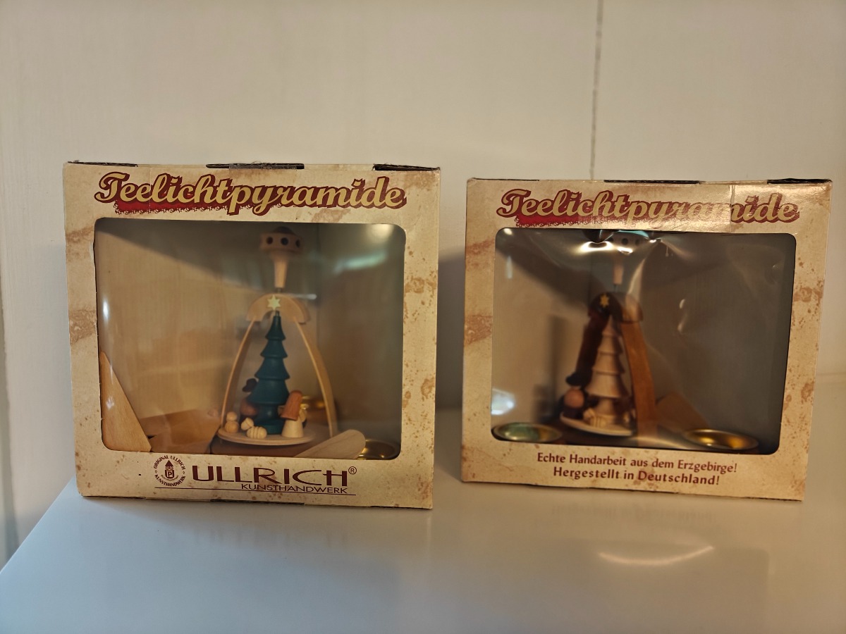 2 stk. Teelichtpyramide