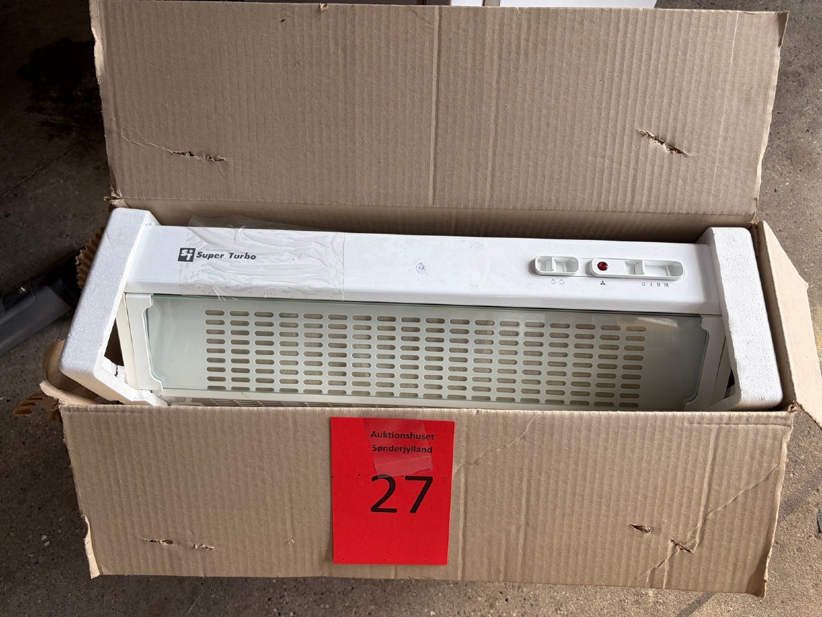 Super Turbo emhætte – 60 cm, i original emballage