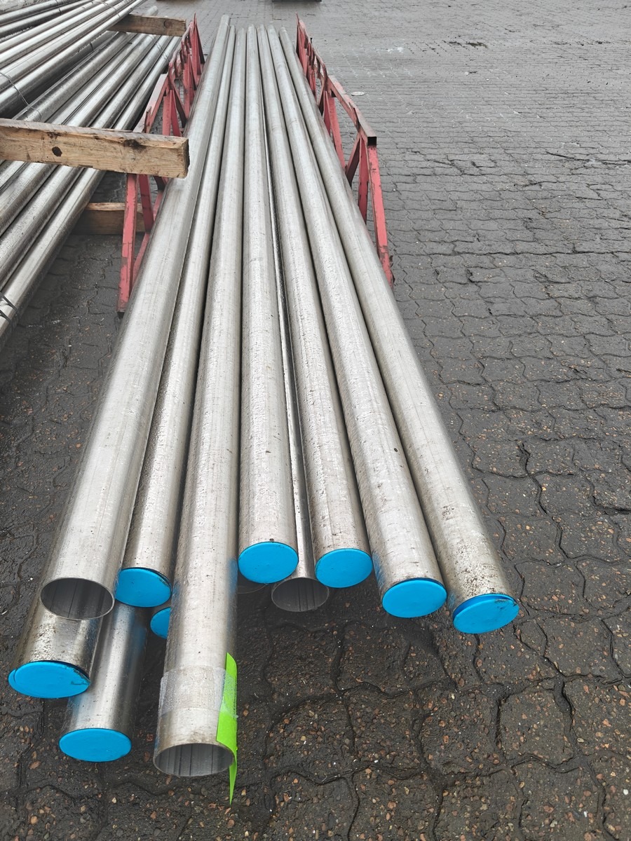Rustfri syrefast stålrør 88.90 x 2,00 mm L 600 cm (15)