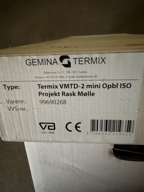 Komplet fjernvarme unit Germina Termix WMTD-2 mini Opbl. ISO, ubrugt