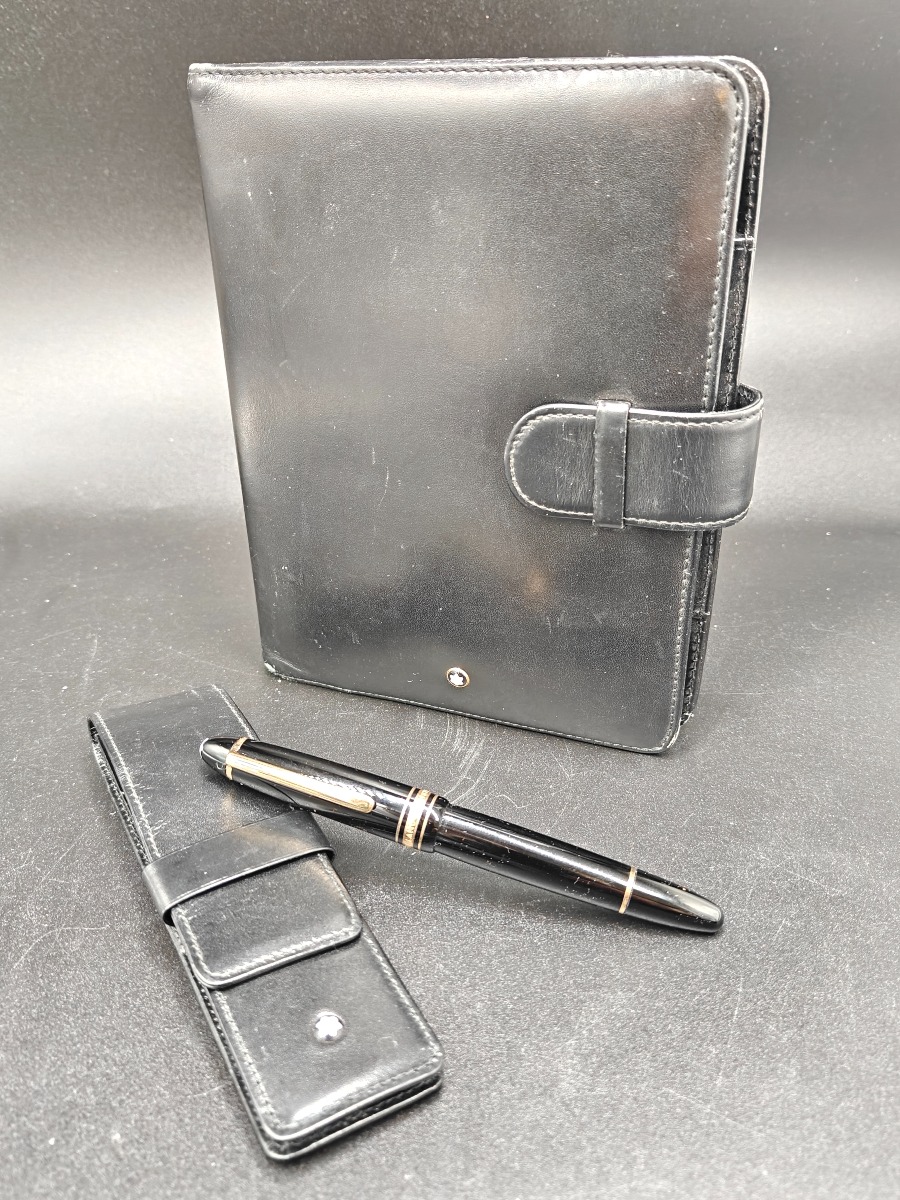 Mont Blanc Meisterstuck Le Grand 146 Meisterstuck fyldepen samt etui og planner
