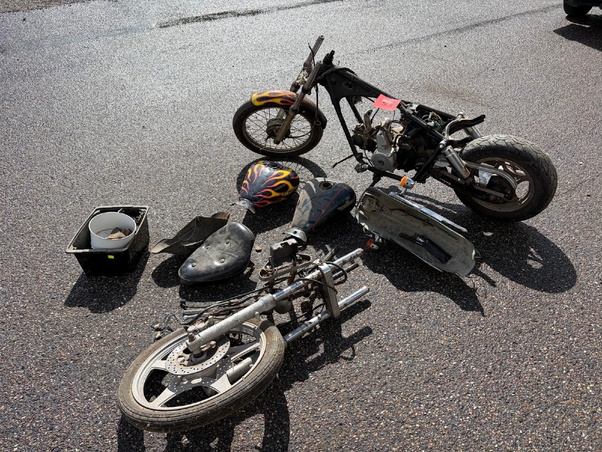 HD150E 150cc chopper motorcykel – årg. 2000, adskilt/reservedele