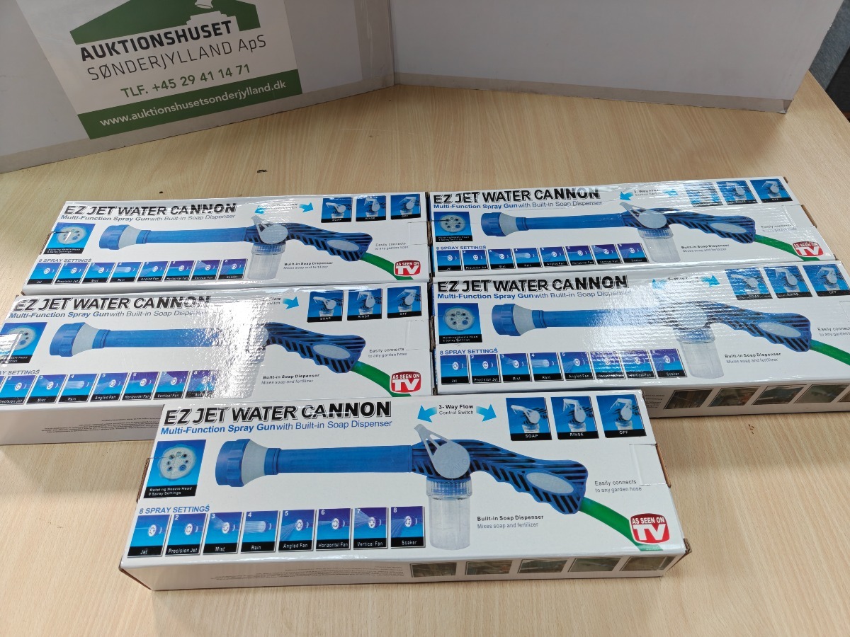  5 stk EZ jet water cannon.