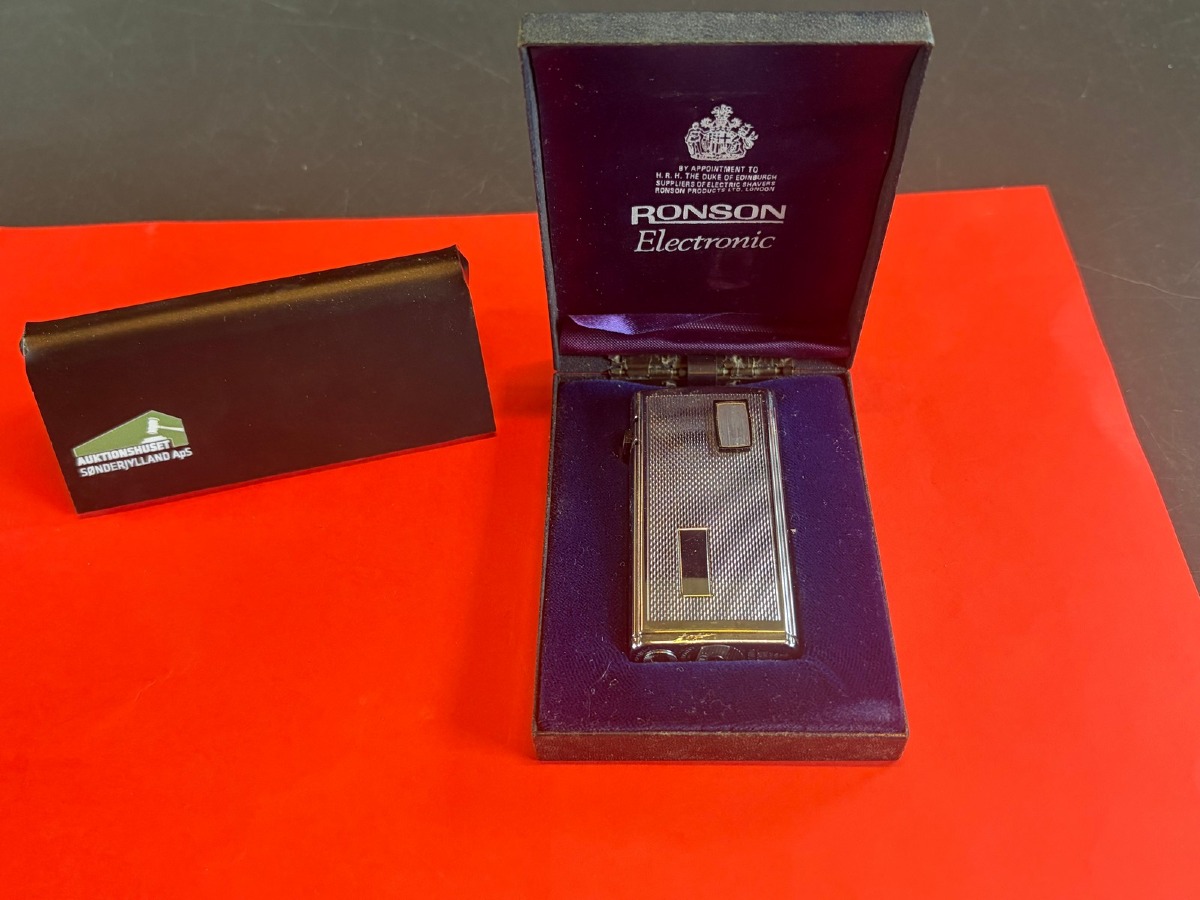 Ronson Electronic elektrisk lighter i original æske