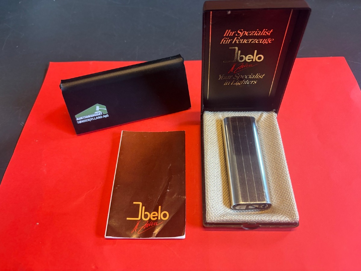 Ibelo elektronisk lighter i originalt etui med brugsanvisning