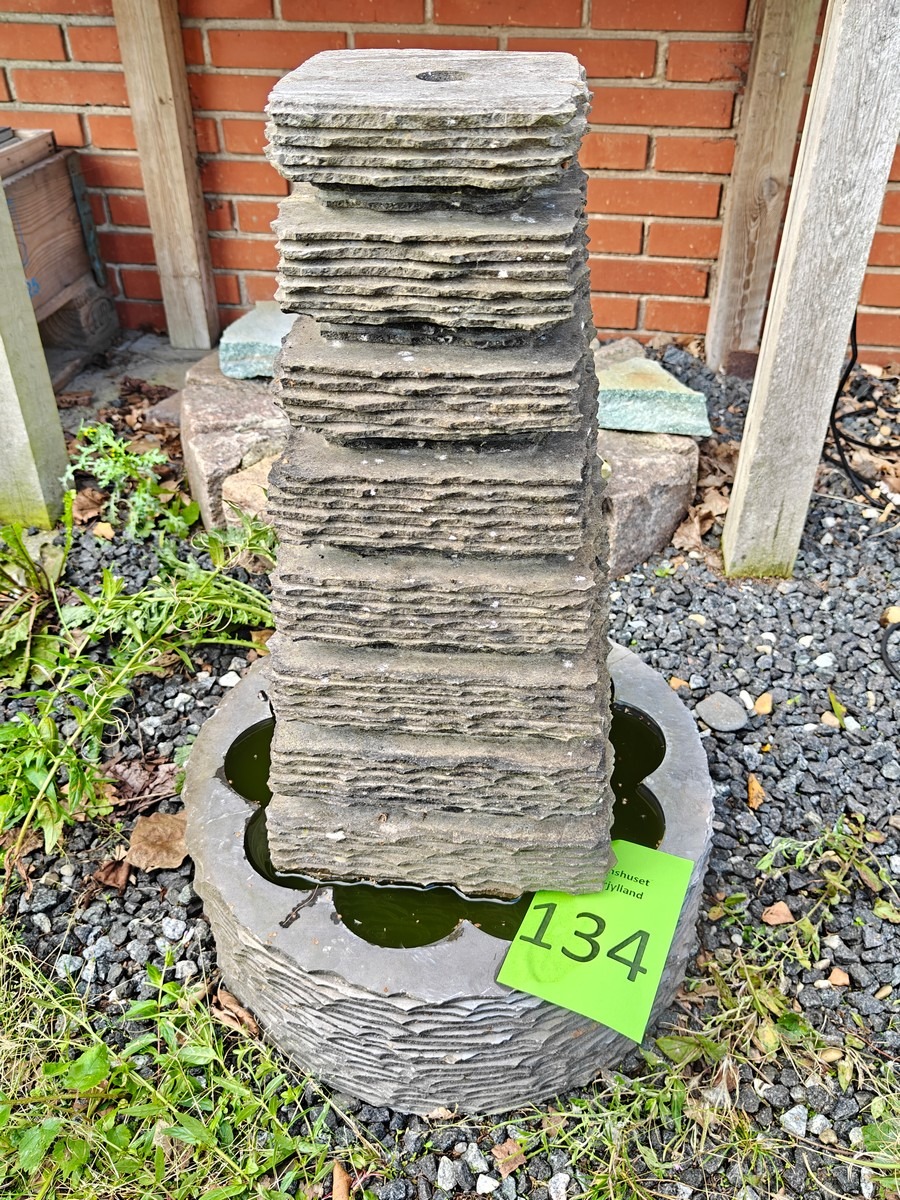 Pagodeformet vandkunst