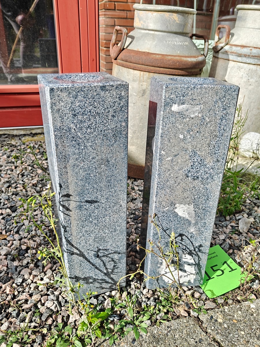 Par søjleformede vandsten 