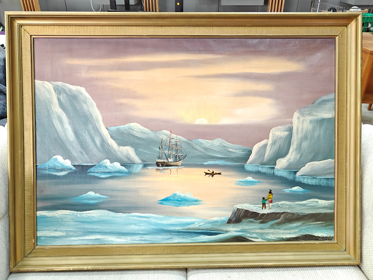 J. Sandefjord. Grønlandsmotiv