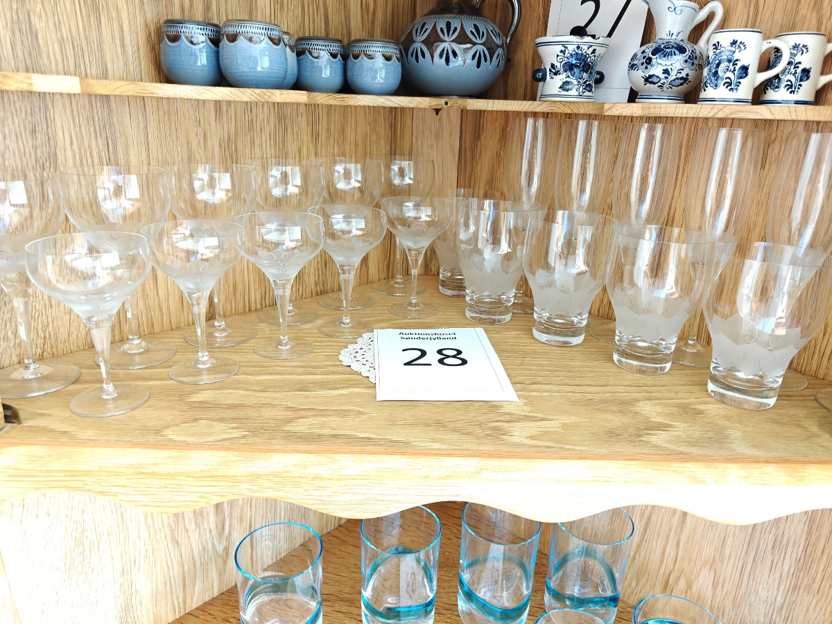 Bjørn Wiinblad for Rosenthal  Lotus glas