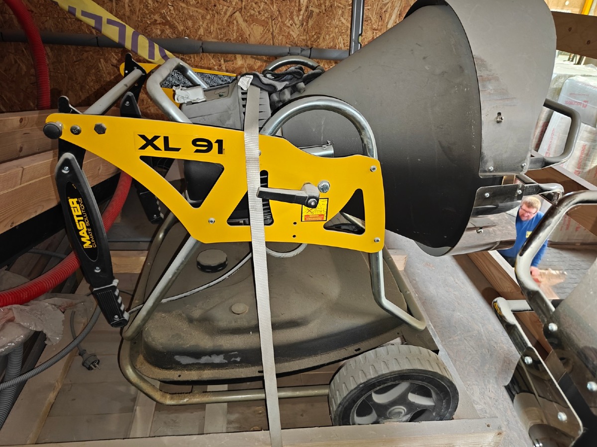 3 stk diesel varmekanoner 
