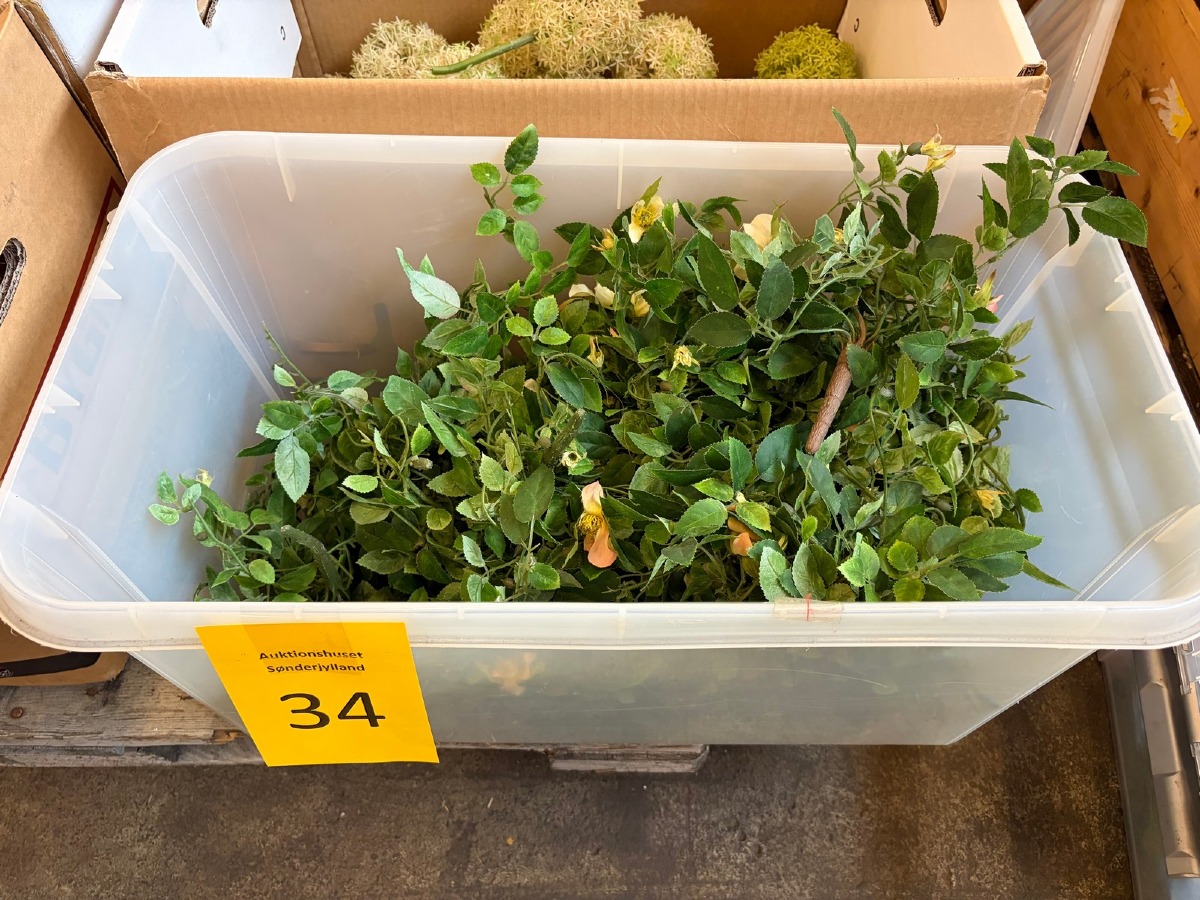 Parti kunstige rosenbuketter