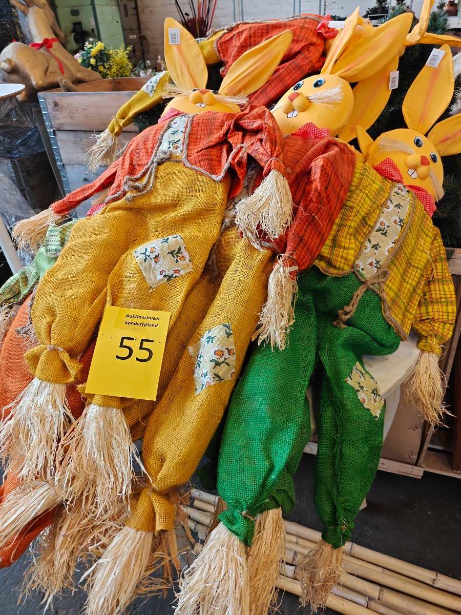 Efterårsdekorations harer på pind (8)