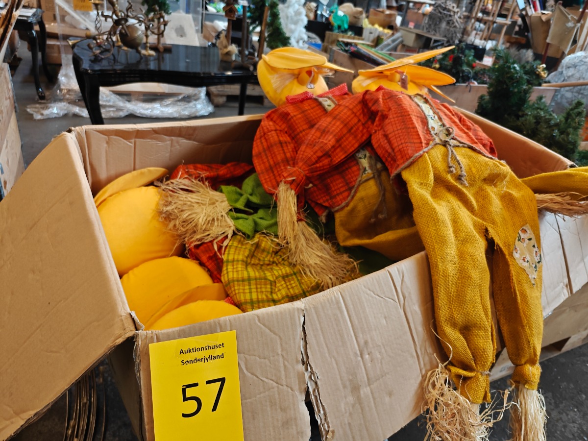 Efterårsdekorations harer 10 stk