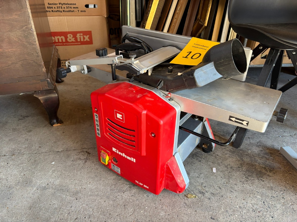 Einhell TC-SP 204 tykkelseshøvl og afretter