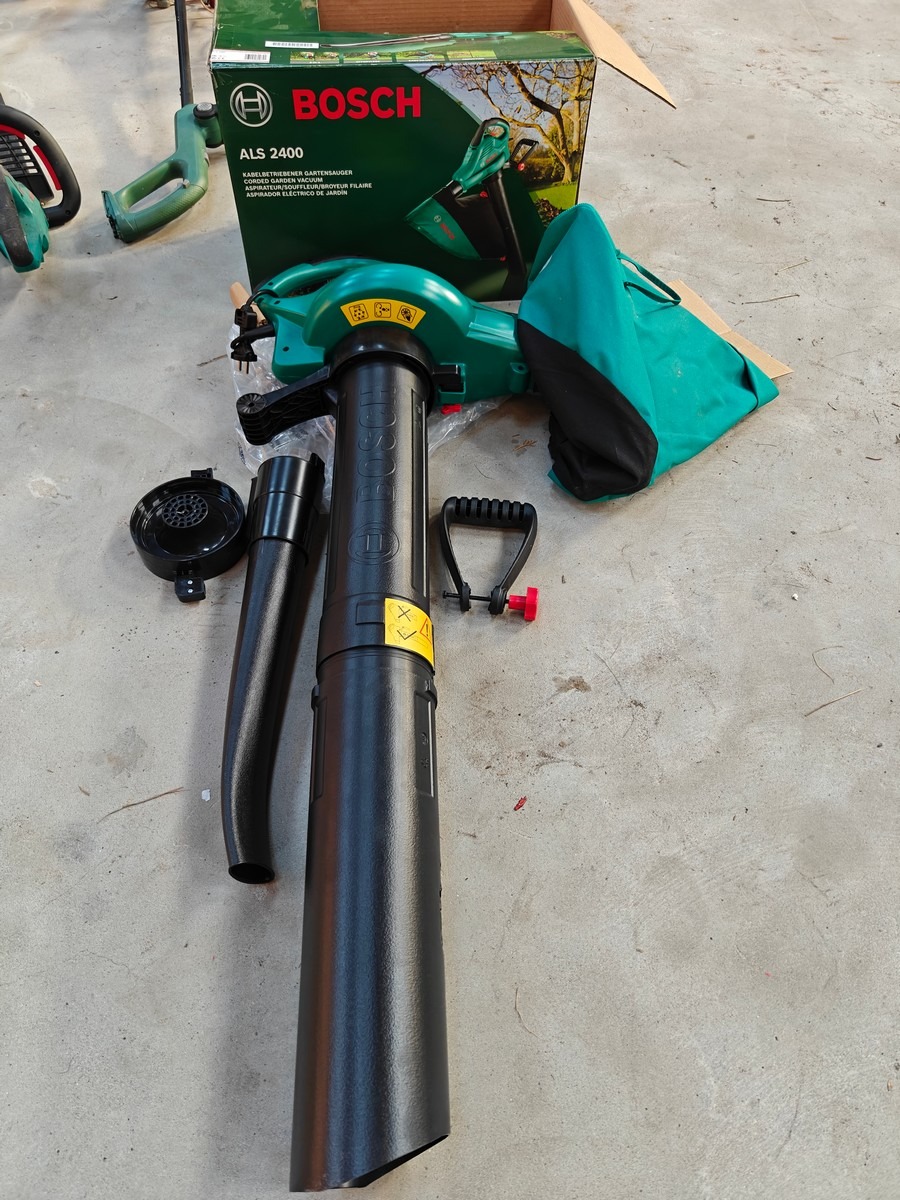 Bosch løvsuger/blæser ALS2400 i original emballage 