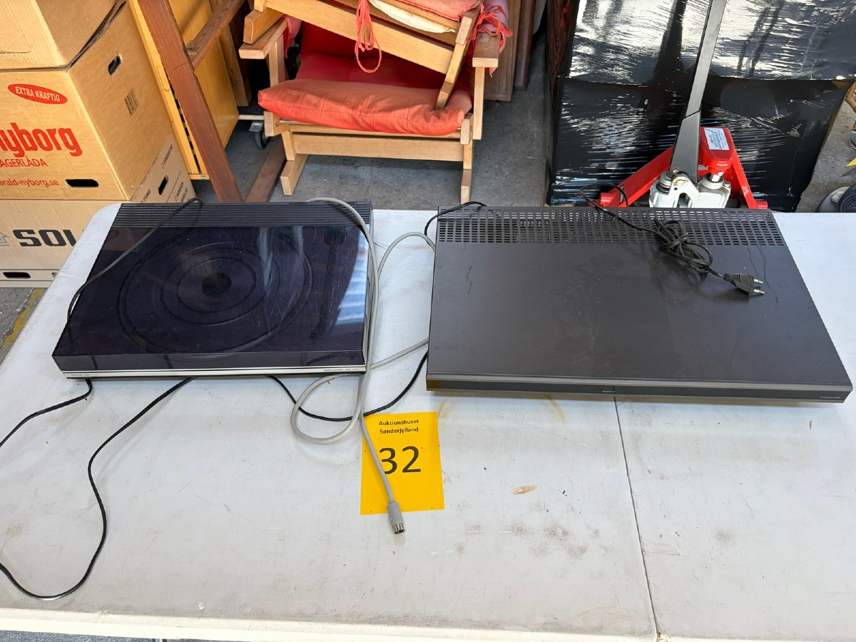 Bang & Olufsen Beogram 2000 pladespiller samt B&O Beosat RX