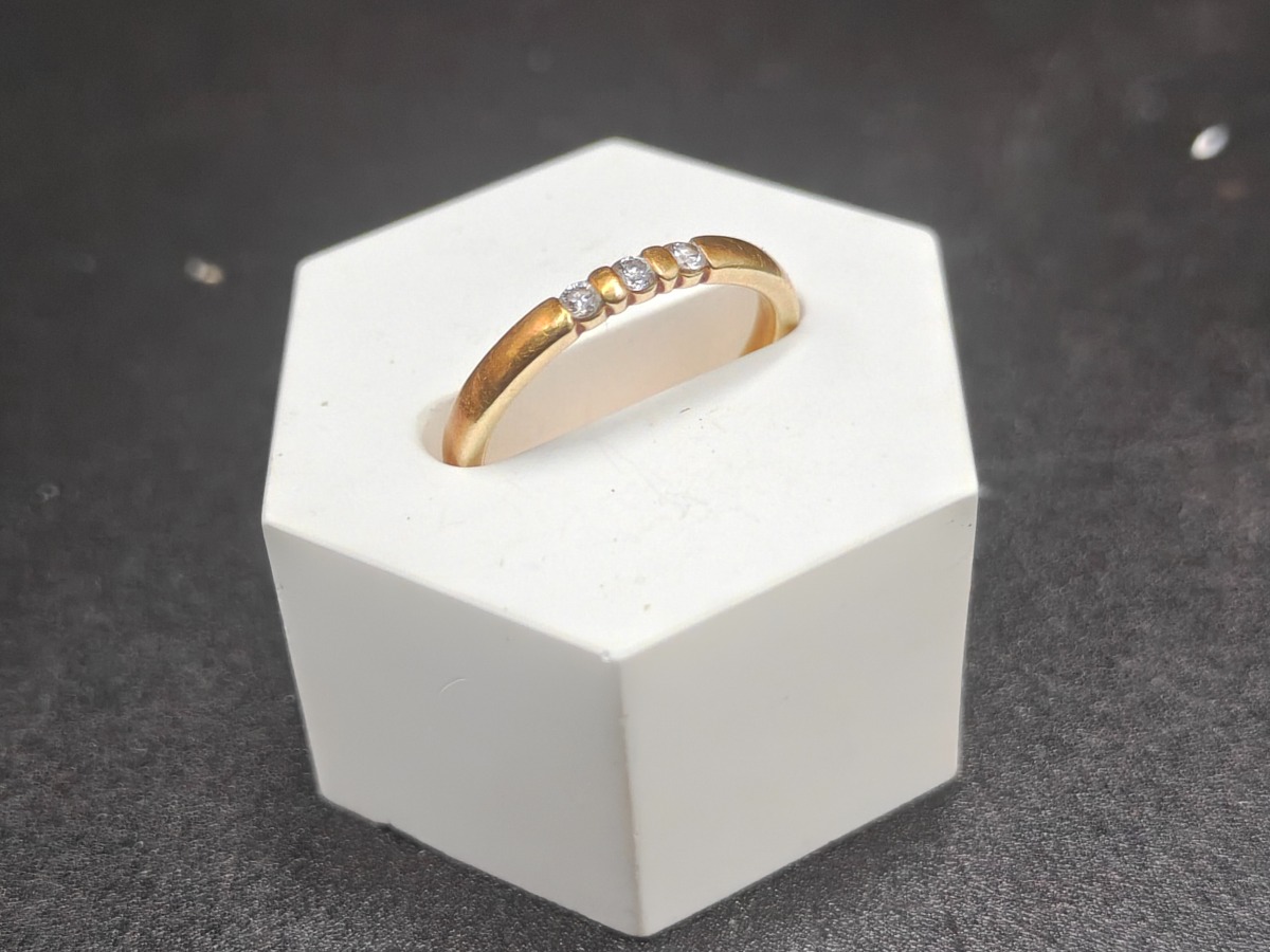 14 karat guld Ring m. Zimili