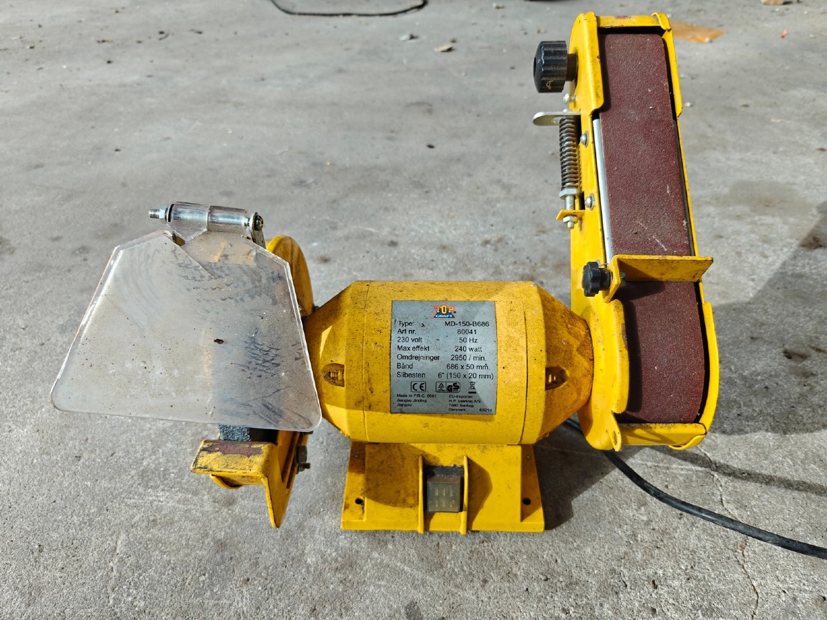 Top craft dobbelt slibemaskine MD-150-B686
