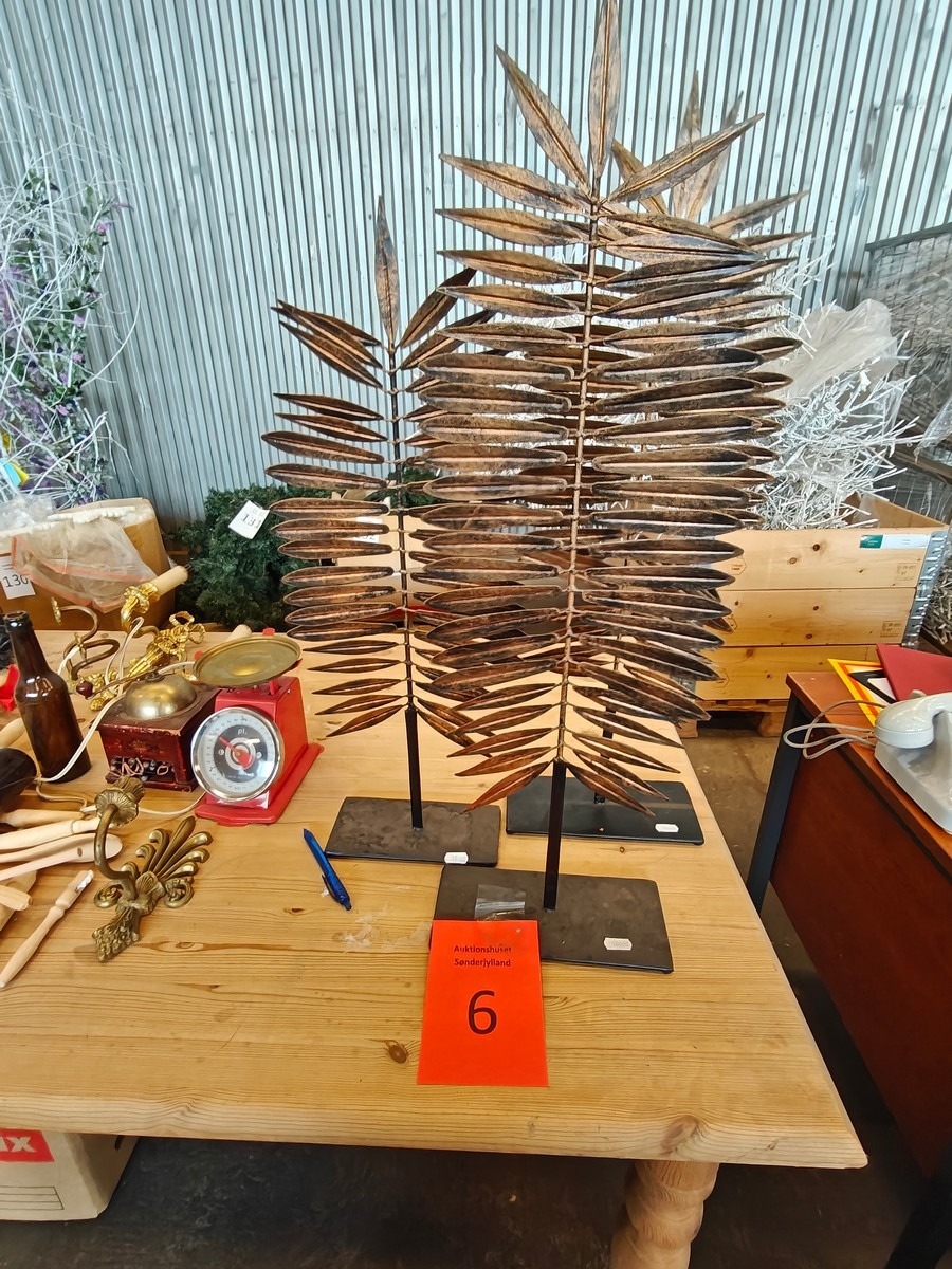 Leaf dekorations skulpturer (3)