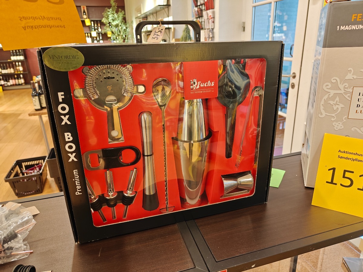 Fuchs Fox Box Premium cocktail mixer sæt