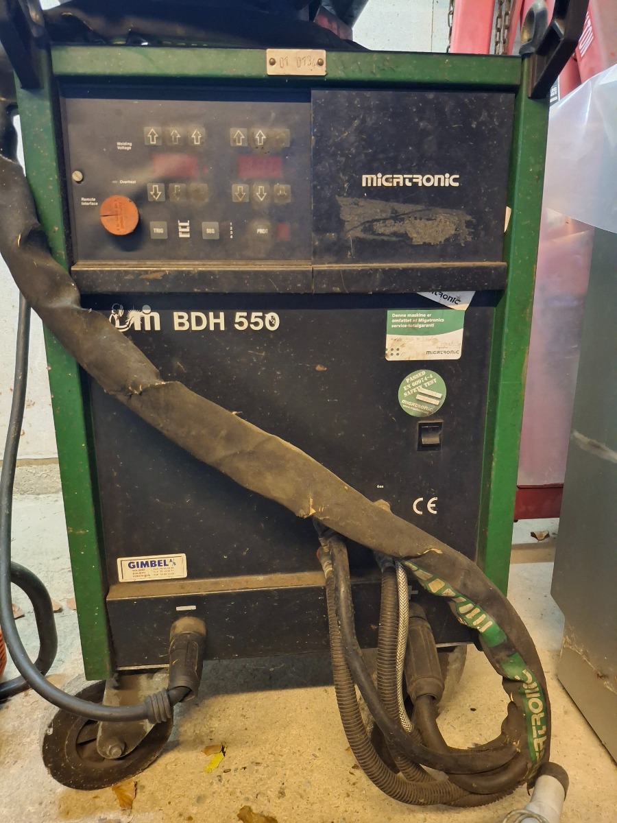 Svejser. Micatronic BDH 550. Virkede ved sidste anvendelse