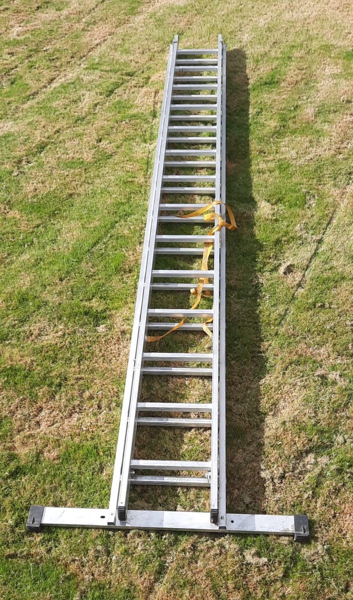 Zarges Z300. 42574 skyde-/wienerstige. 2x14 trin