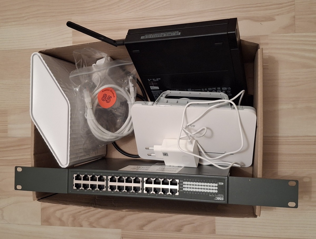 Blandet lot inkl Lenovo computer