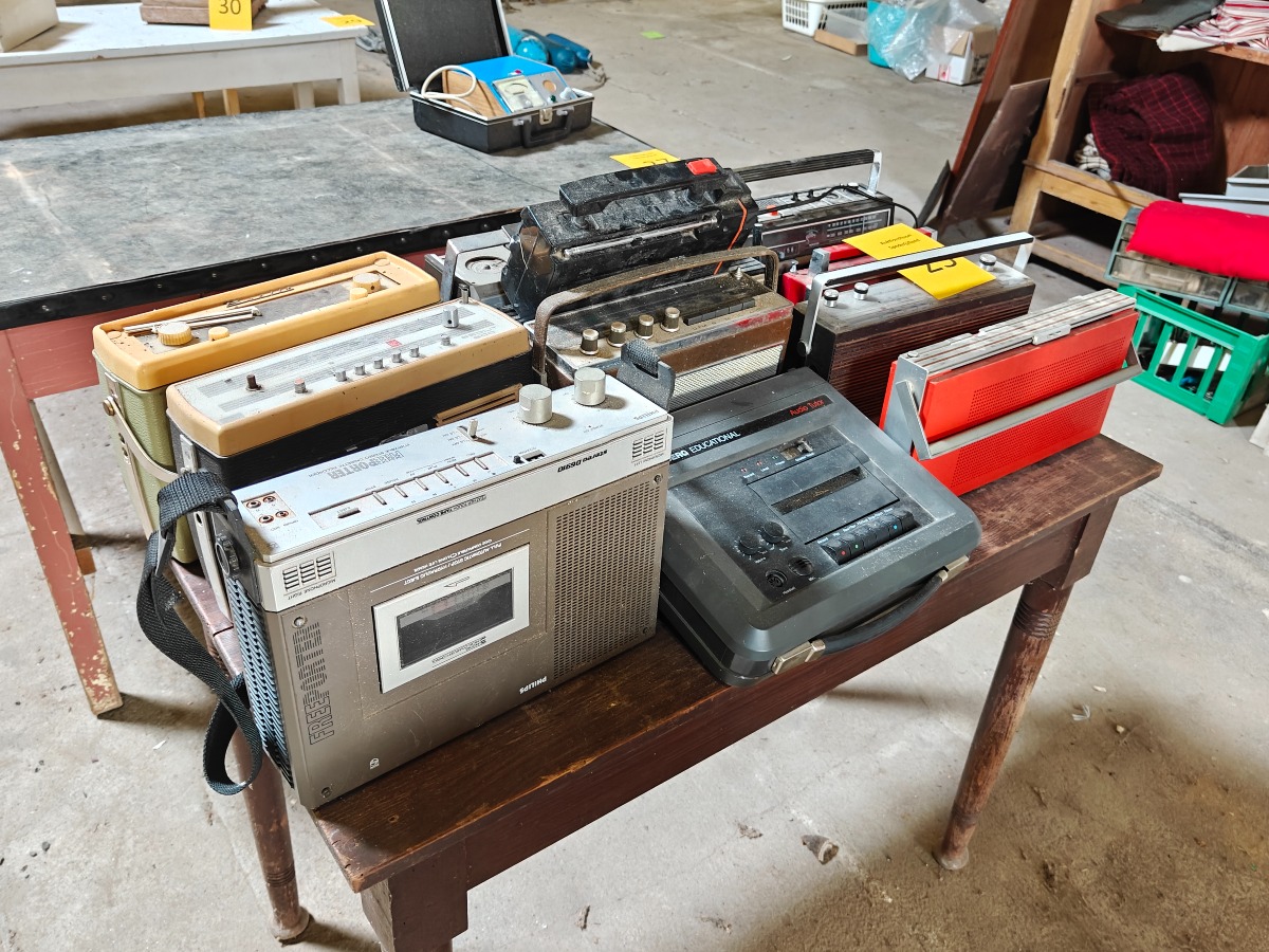 Samling af transistorradioer 