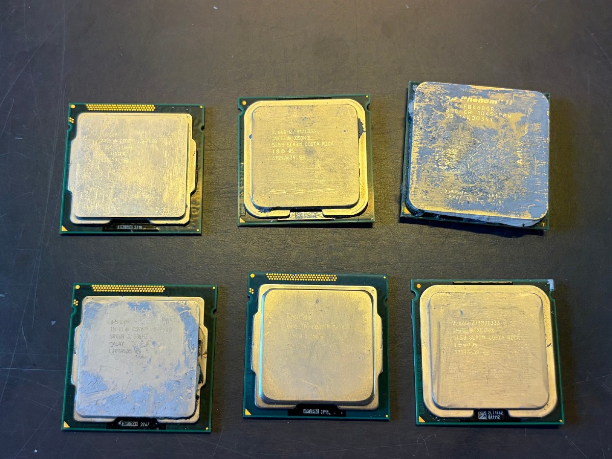 6 CPU– Intel Core i3, Intel Xeon og AMD Phenom II – forskellige modeller