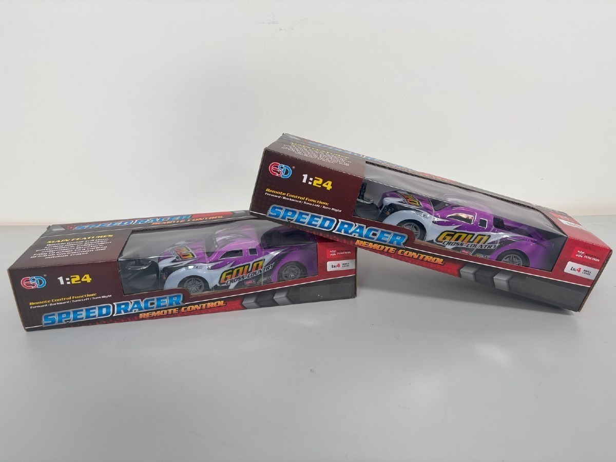 Speedracer fjernstyret bil, 2 stk