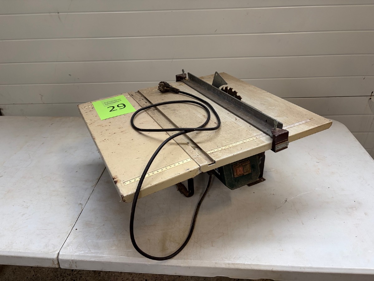 Top Craft TTS 800 C bordrundsav – 800W, Ø205 mm savklinge