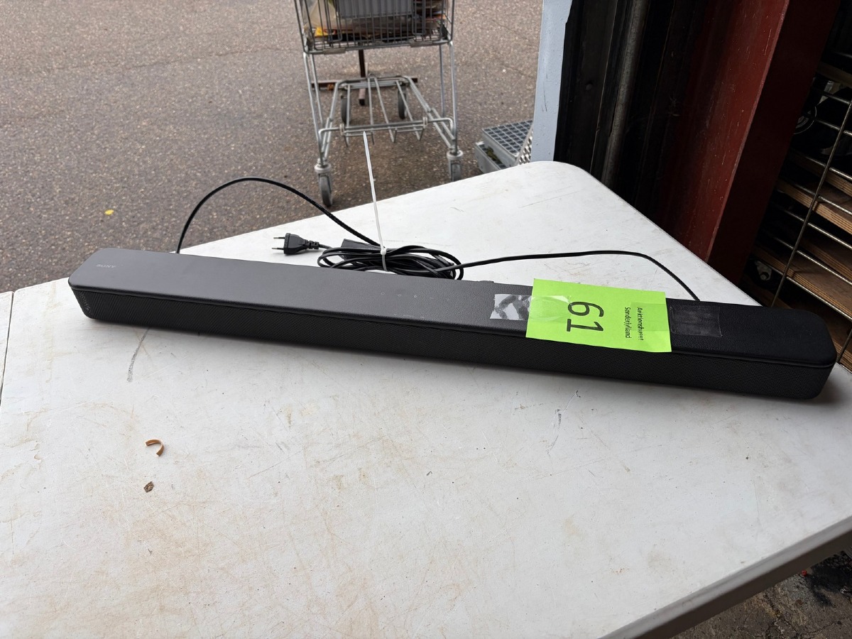 Sony HT-SF150 soundbar i sort – med strømkabel