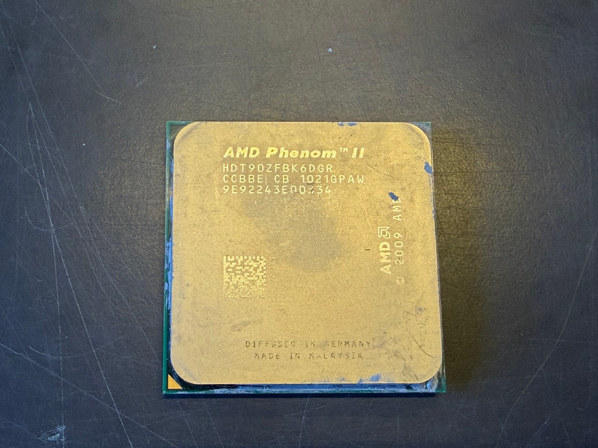 AMD Phenom II X6 1090T processor – 6 kerner, 3,2 GHz – virker