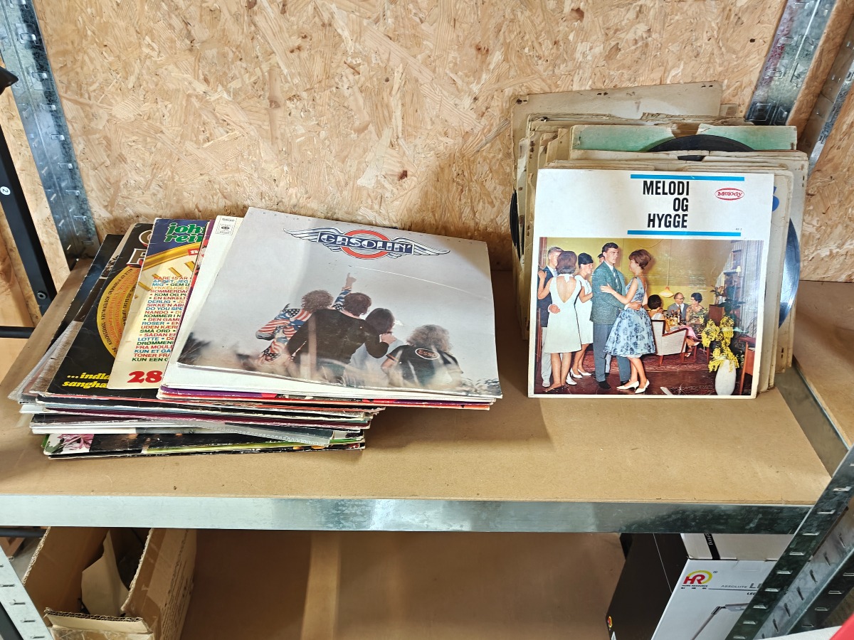 Samling LP'er og 78'ere