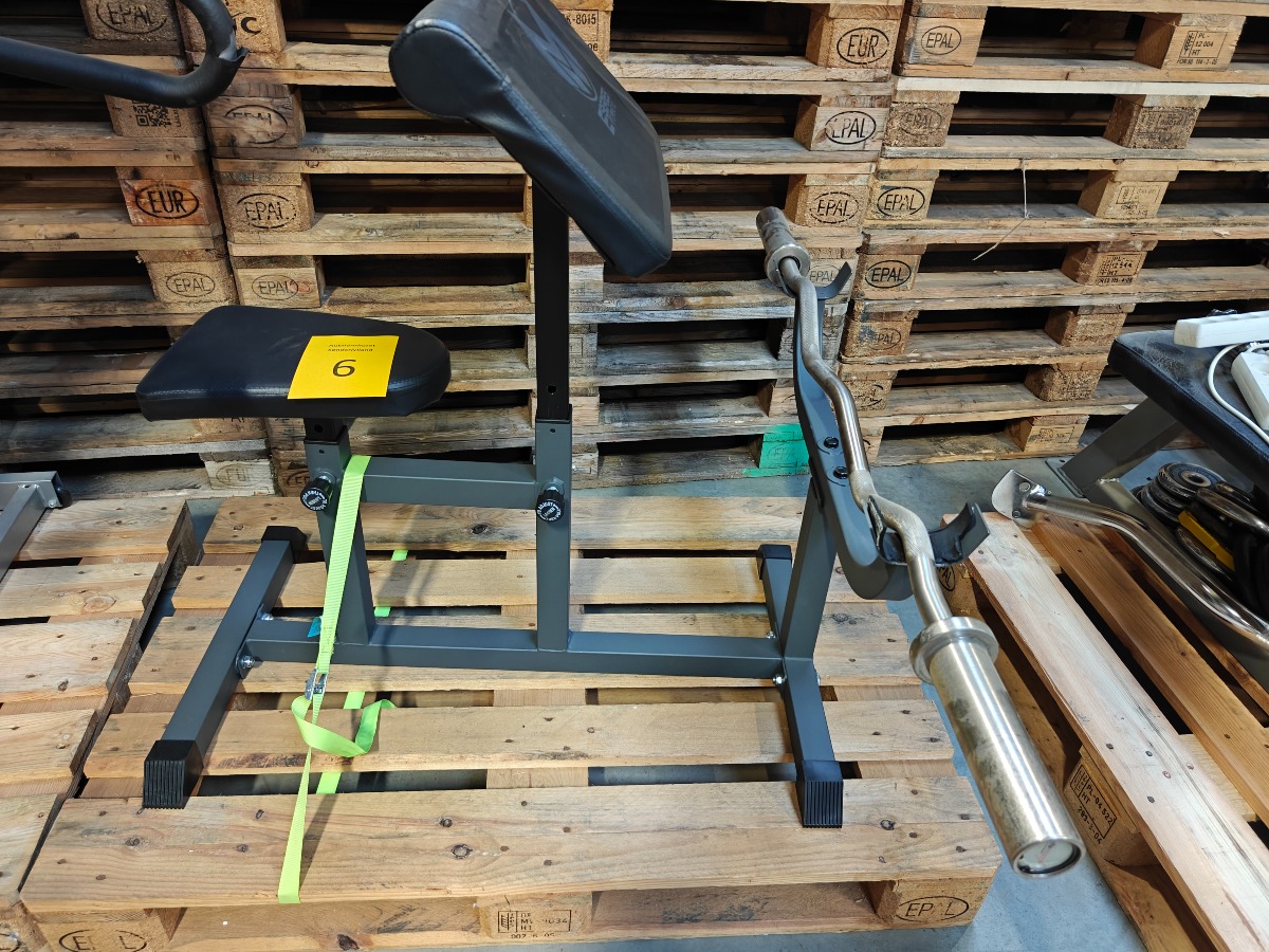 Gyronetics E-series Bicepsbænk med følgende vægtstang