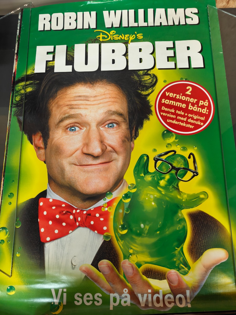 Filmplakater fra tidligere videobutik