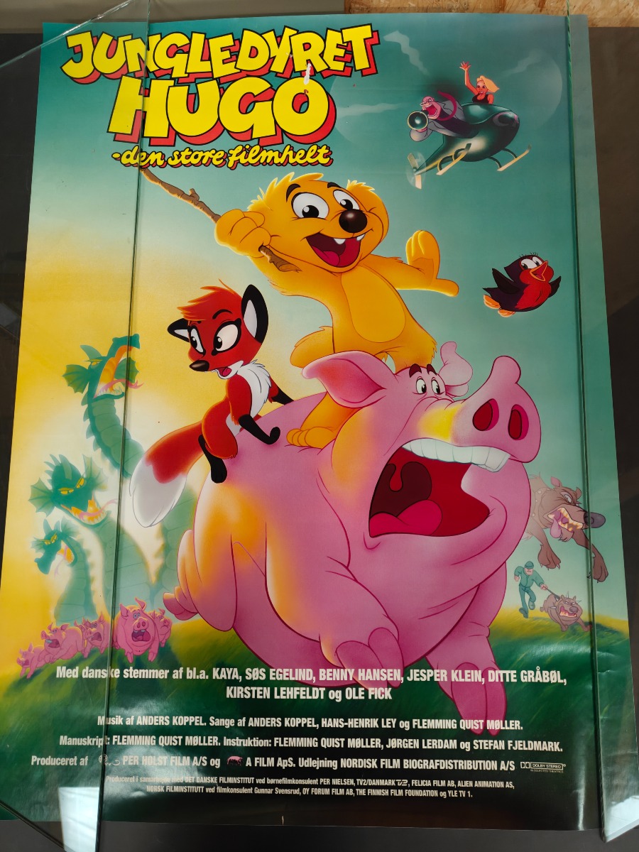 Filmplakater fra tidligere videobutik
