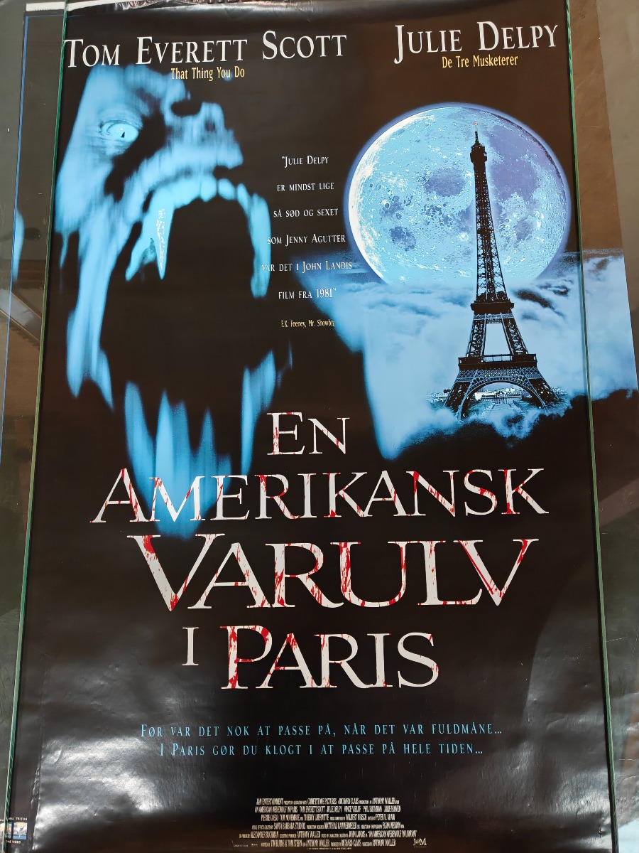 Filmplakater fra tidligere videobutik