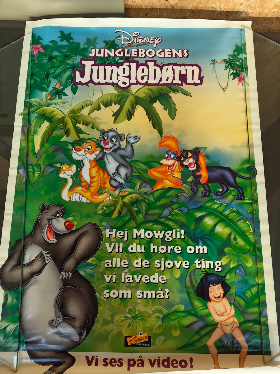 Filmplakater fra tidligere videobutik