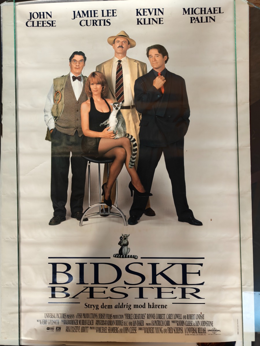 Filmplakater fra tidligere videobutik
