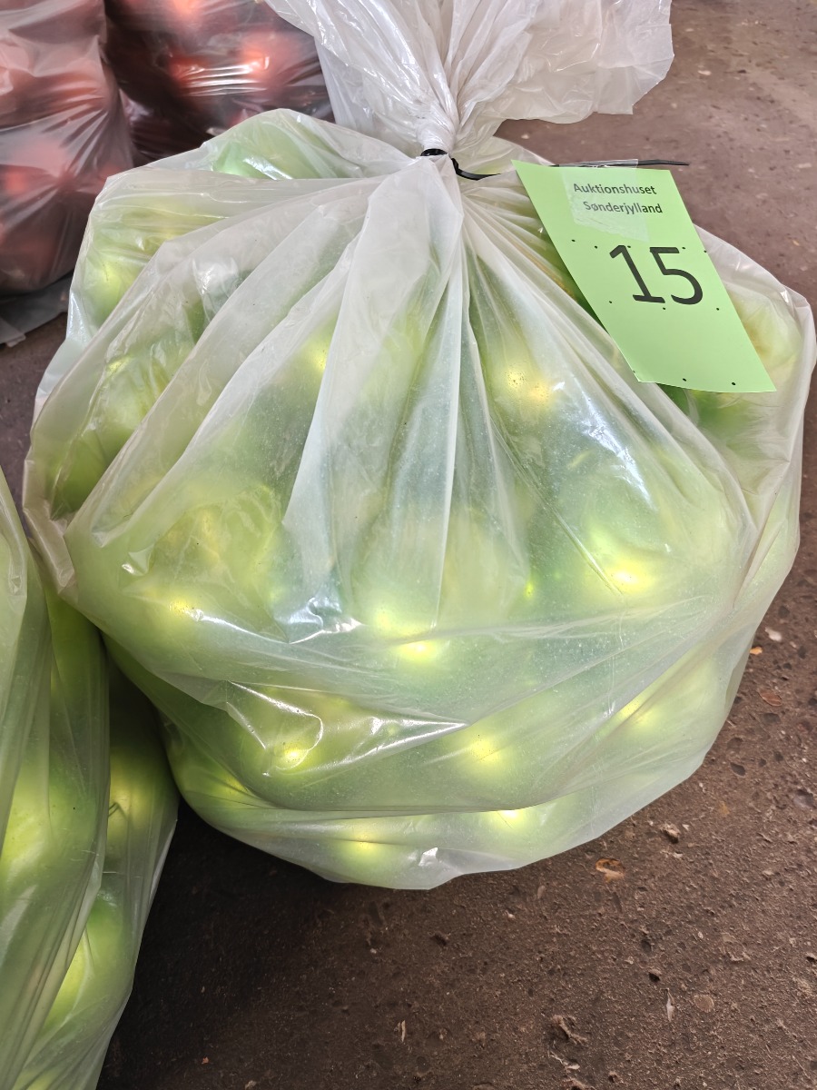 Diverse julekugler - lime shiny