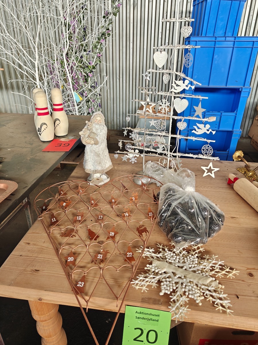 Diverse julepynt / jule dekoration