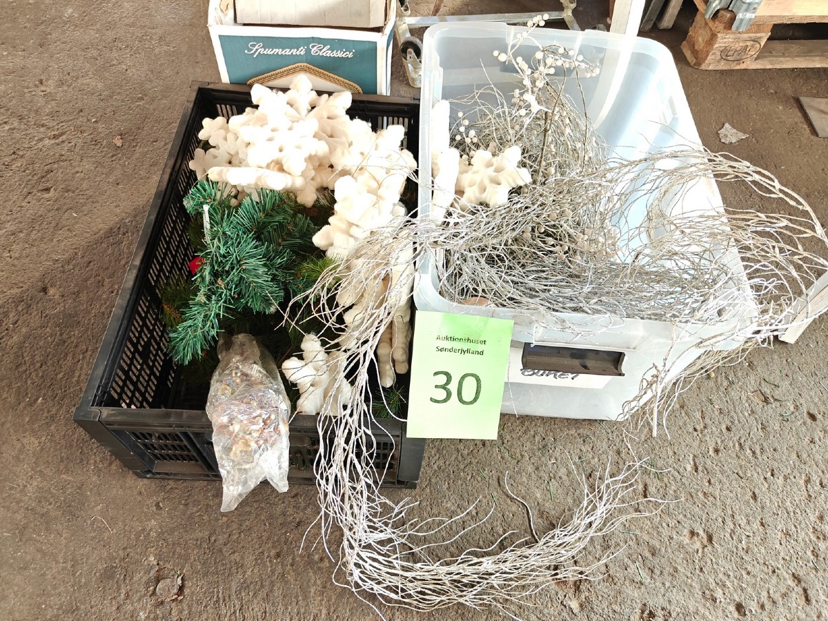 Diverse julepynt / jule dekoration